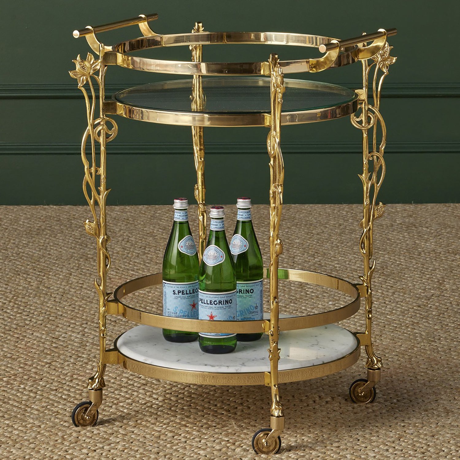Currey & Co Fiore Bar Cart