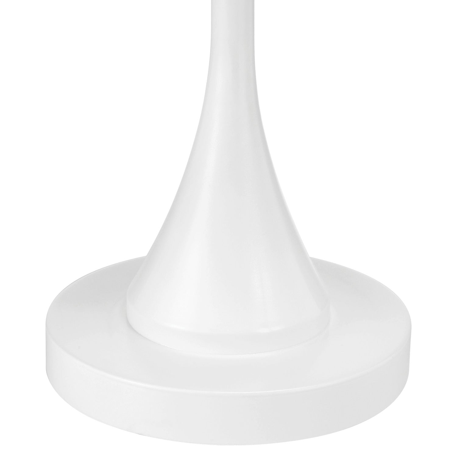 Currey & Co Enid White Accent Table