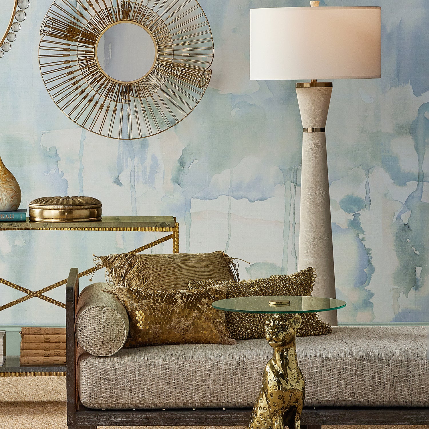 Currey & Co Bacall Accent Table
