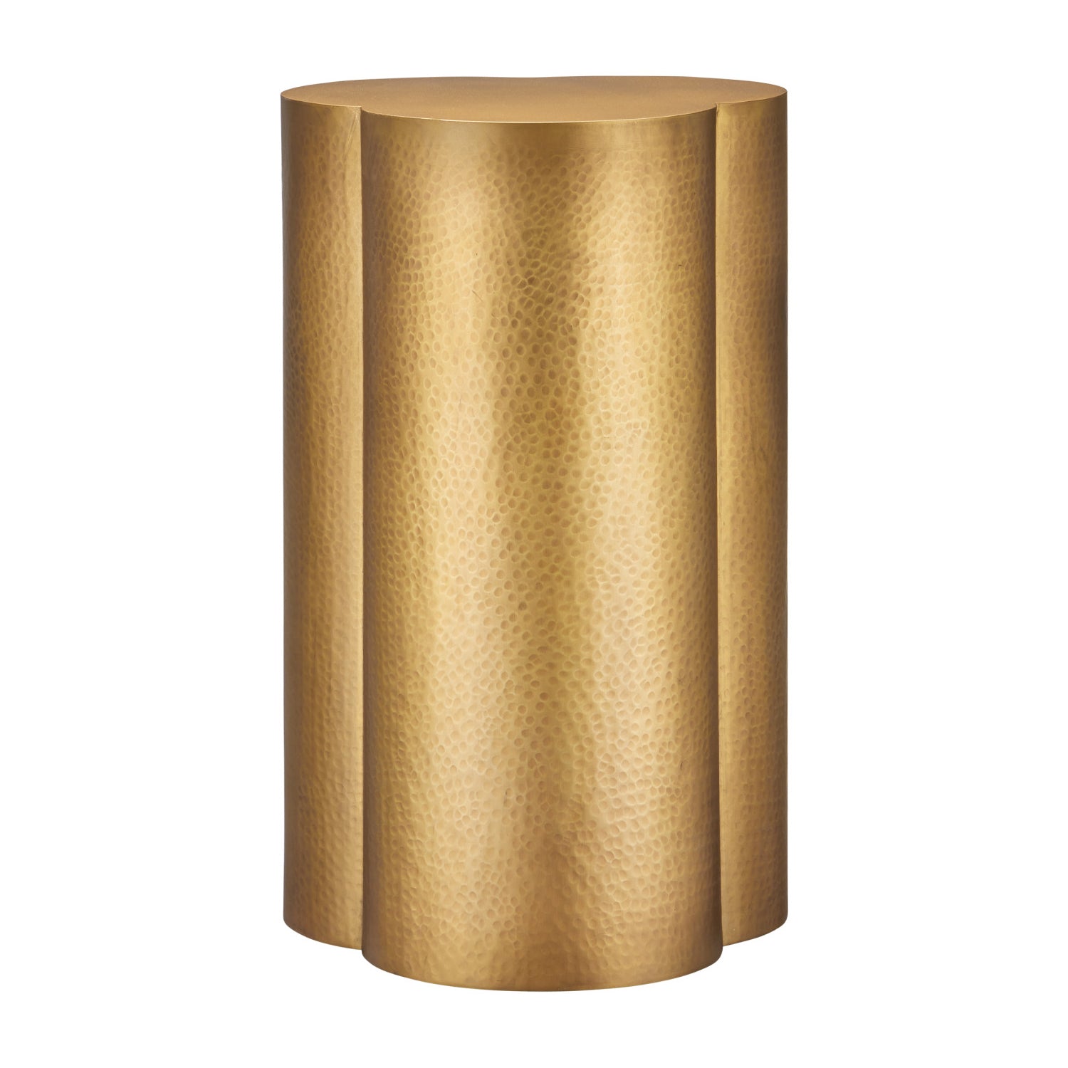Currey & Co Trebol Brass Accent Table