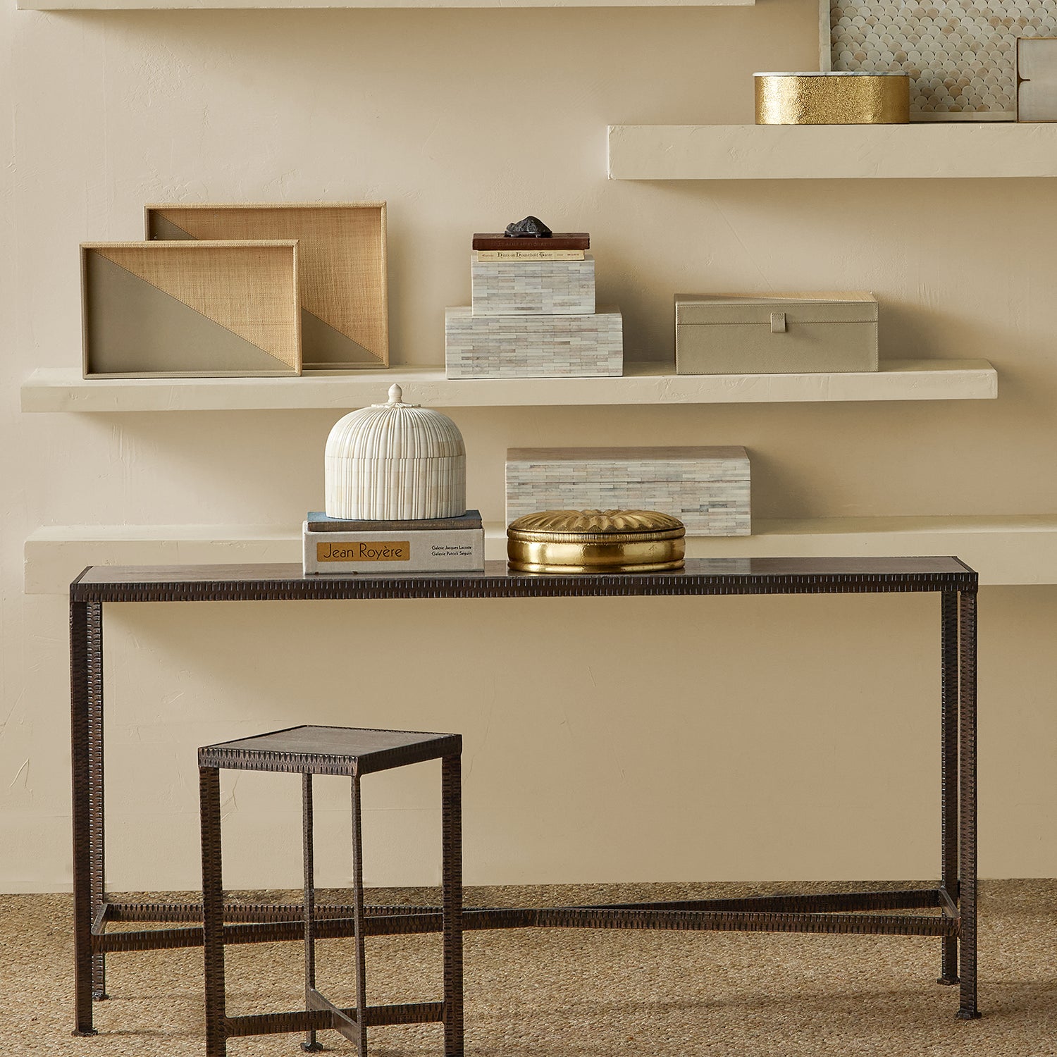 Currey & Co Ampleur Accent Table