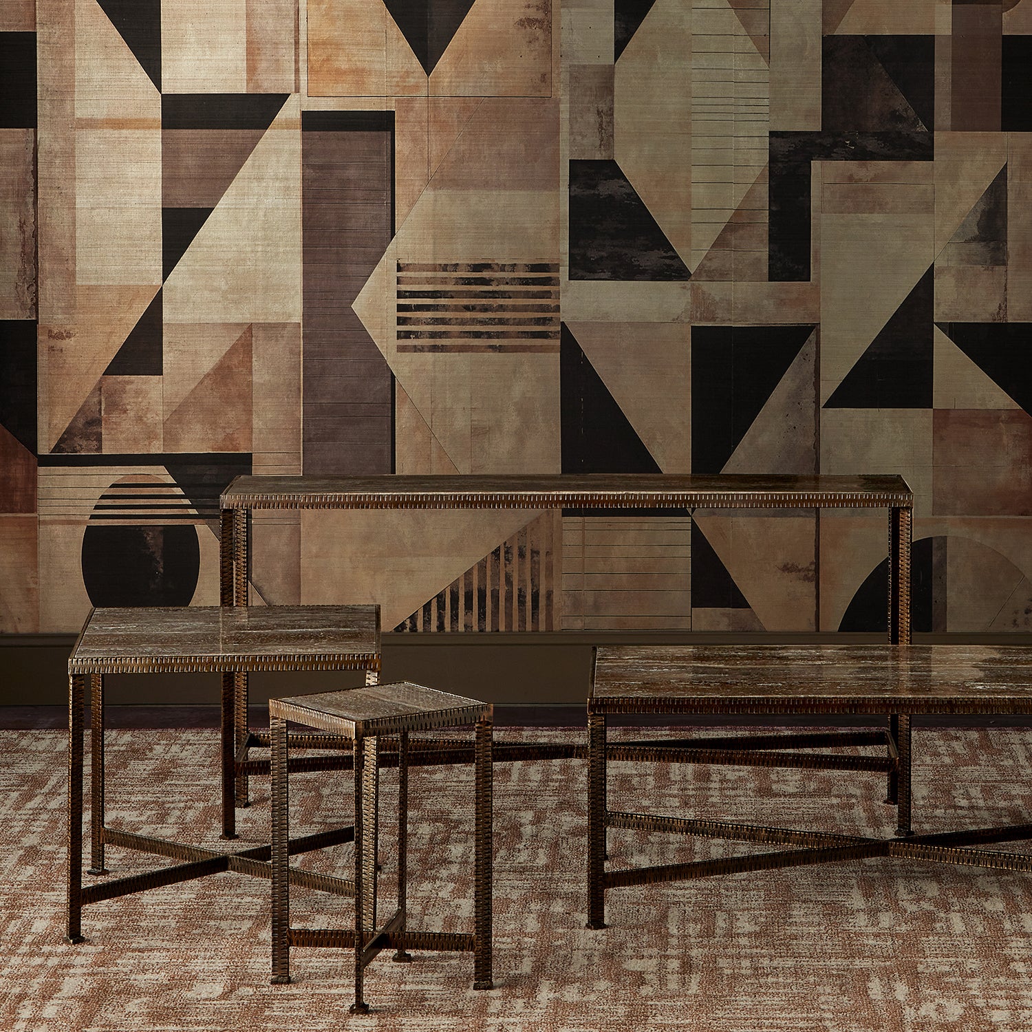 Currey & Co Ampleur Console Table