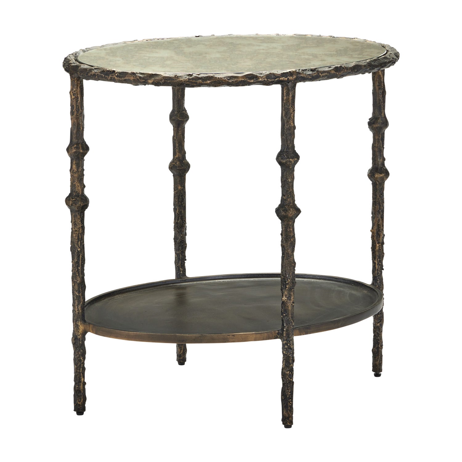Currey & Co Spalzato Side Table