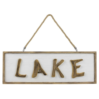 Lake Wall Sign