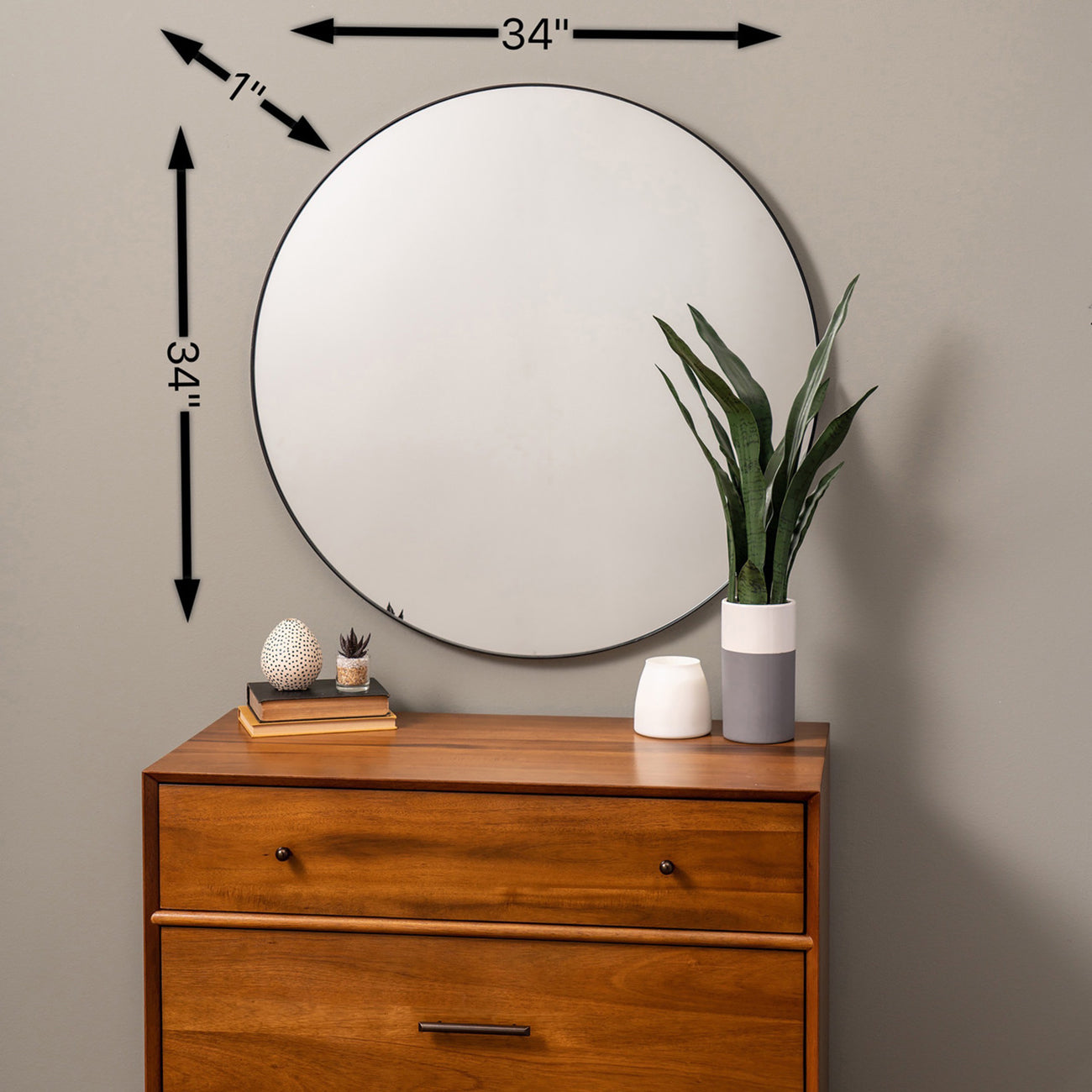 Franco Round Wall Mirror
