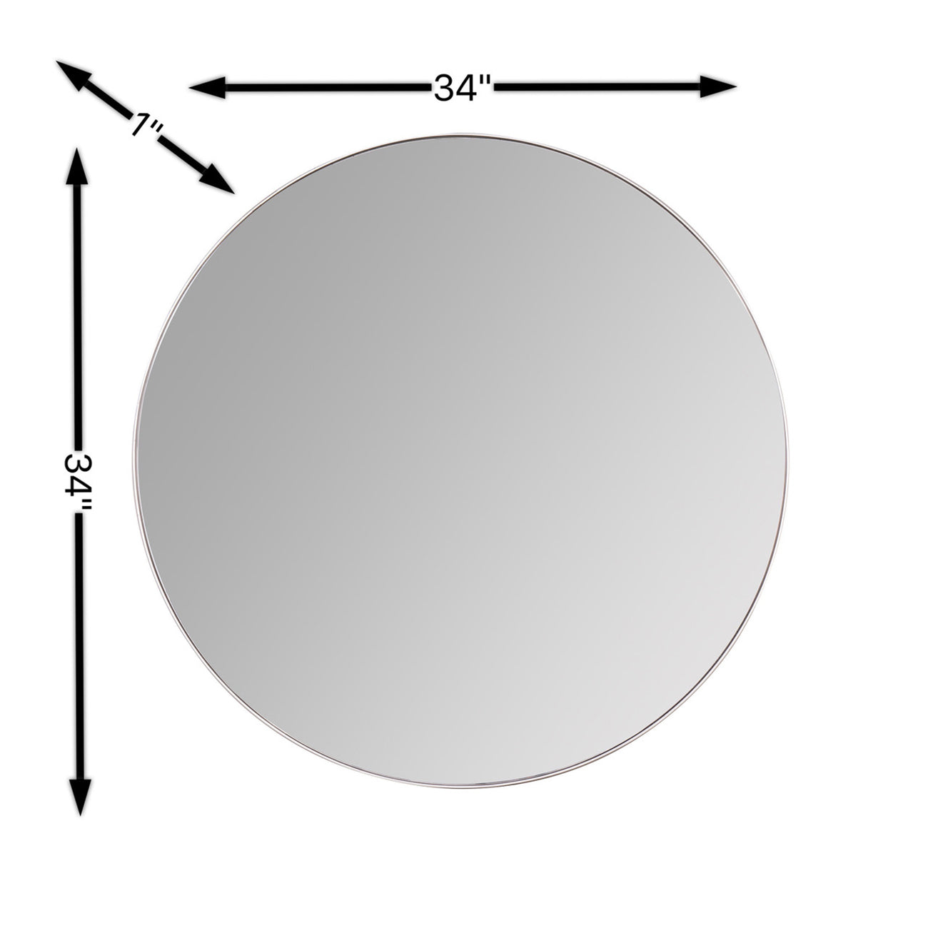 Franco Round Wall Mirror