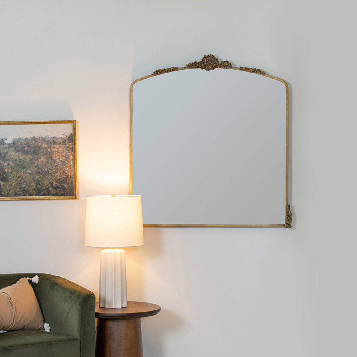 Adeline Mantle Ornate Mirror