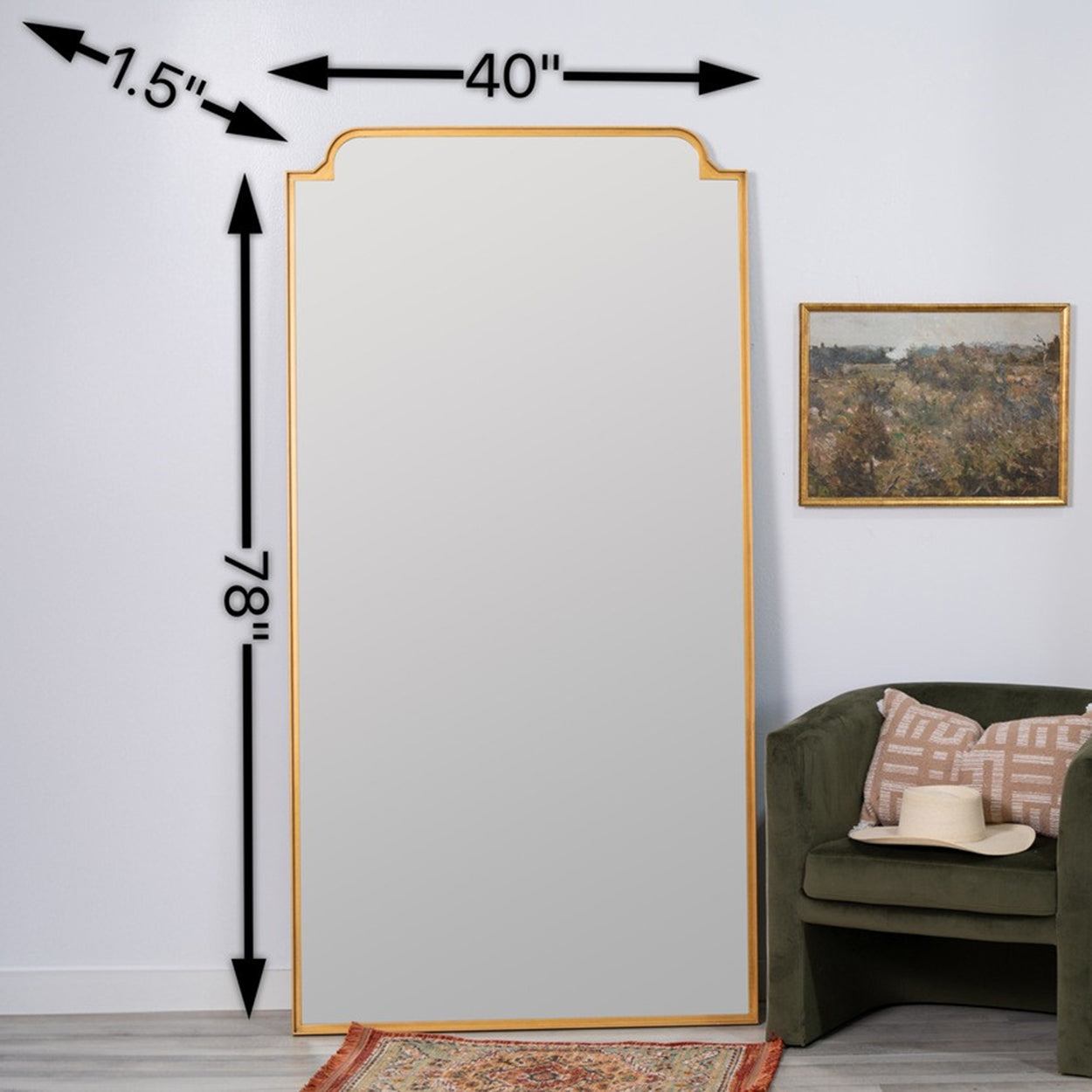 Heidi Leaner Floor Mirror