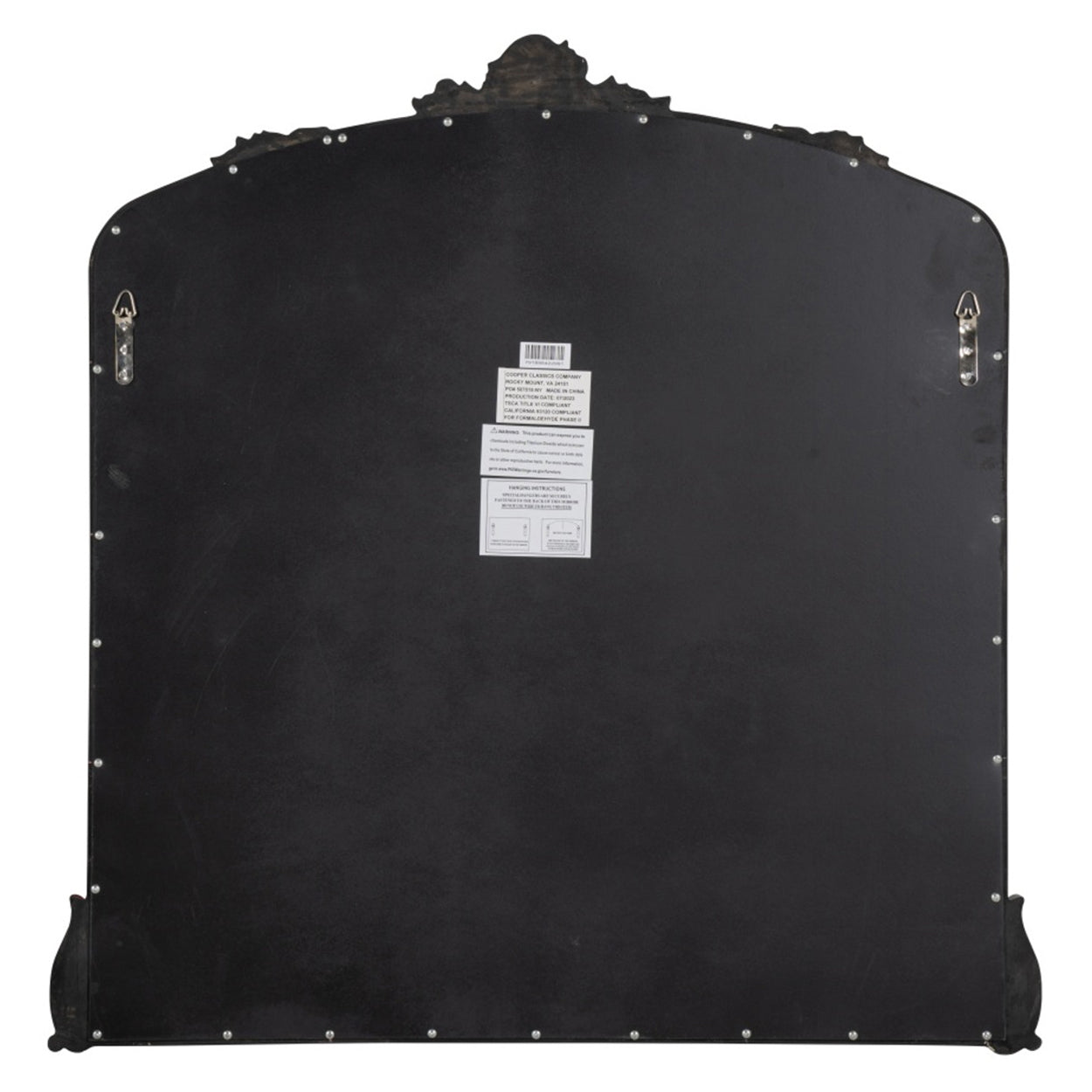 Adeline Ornate Bronze Mantel Mirror