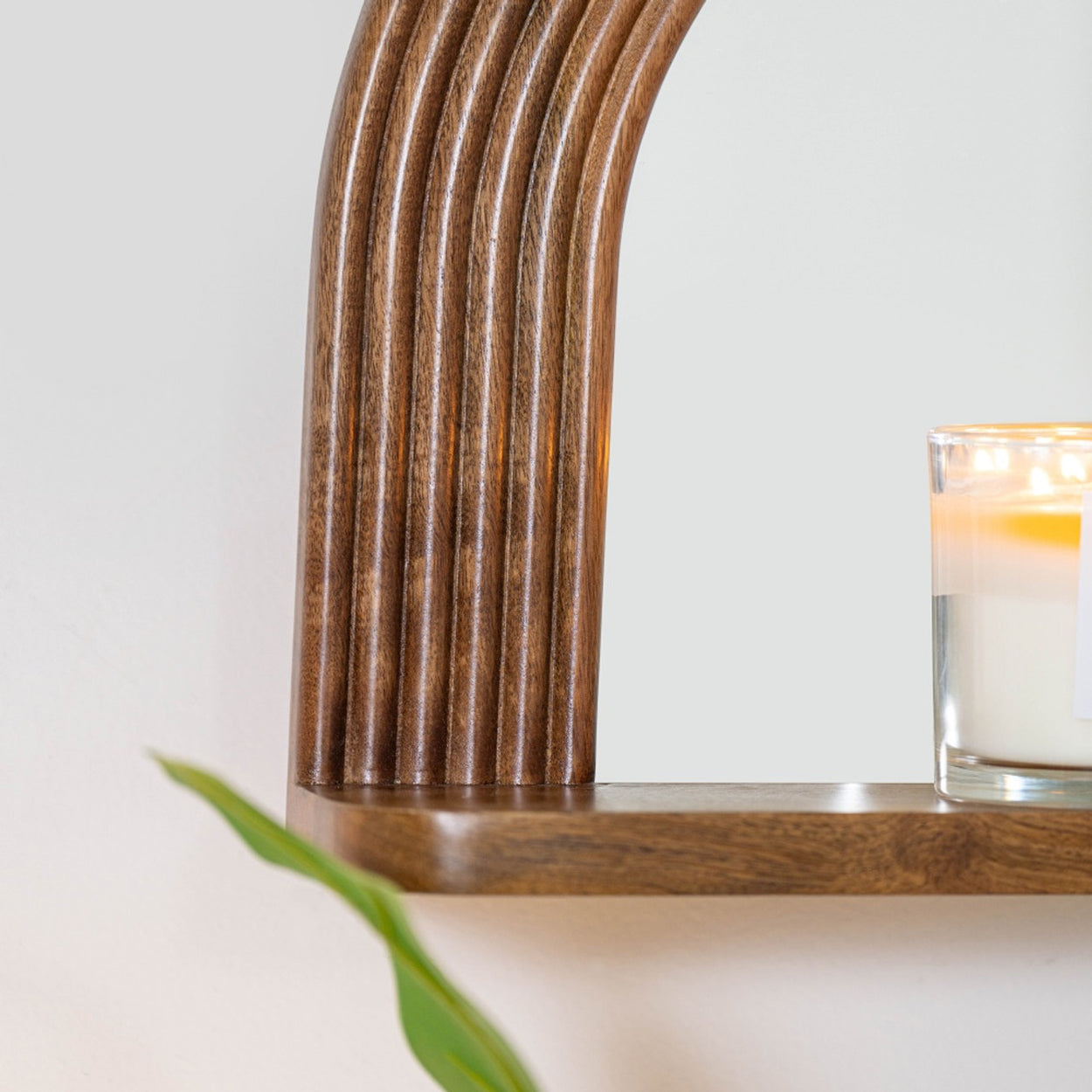 Sean Brown Shelf Wall Mirror