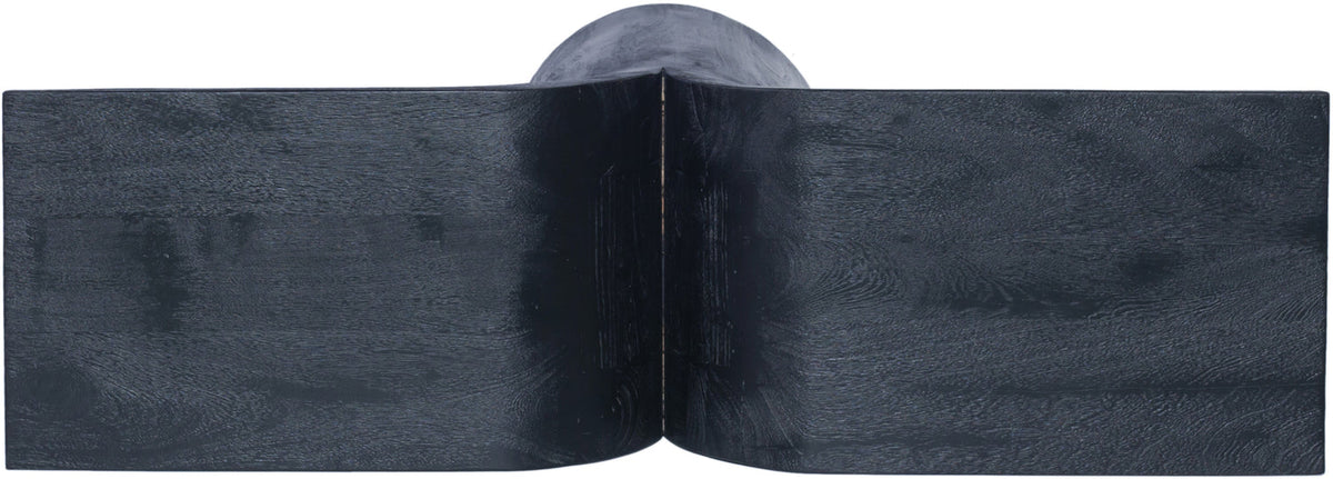 Tee Black Acacia Wood Console Table