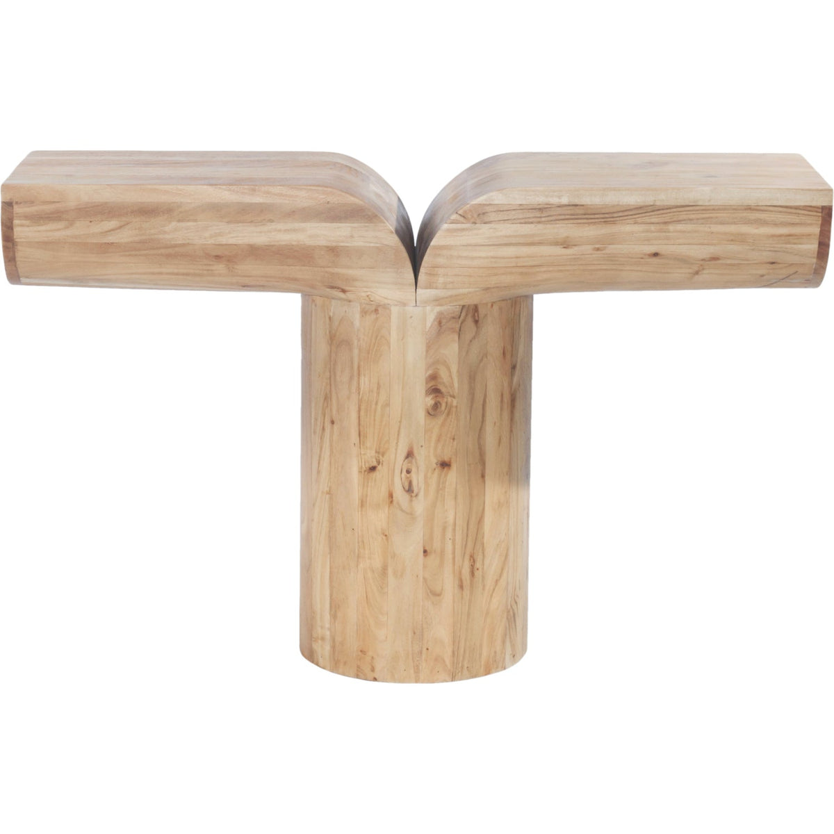 Tee Oak Acacia Wood Console Table