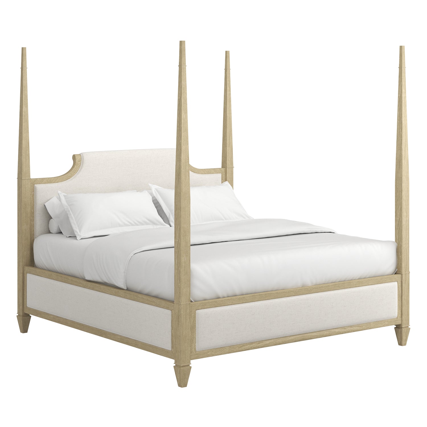 A.R.T. Furniture Eave Sundrenched Oak Upholstered Bed