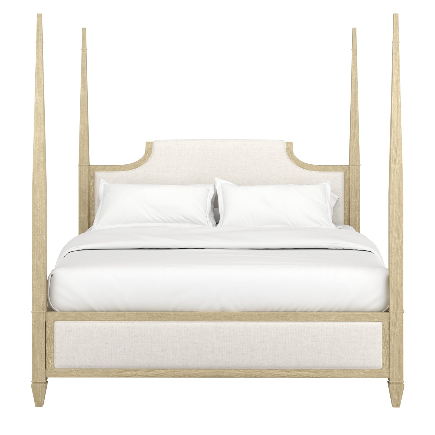 A.R.T. Furniture Eave Sundrenched Oak Upholstered Bed