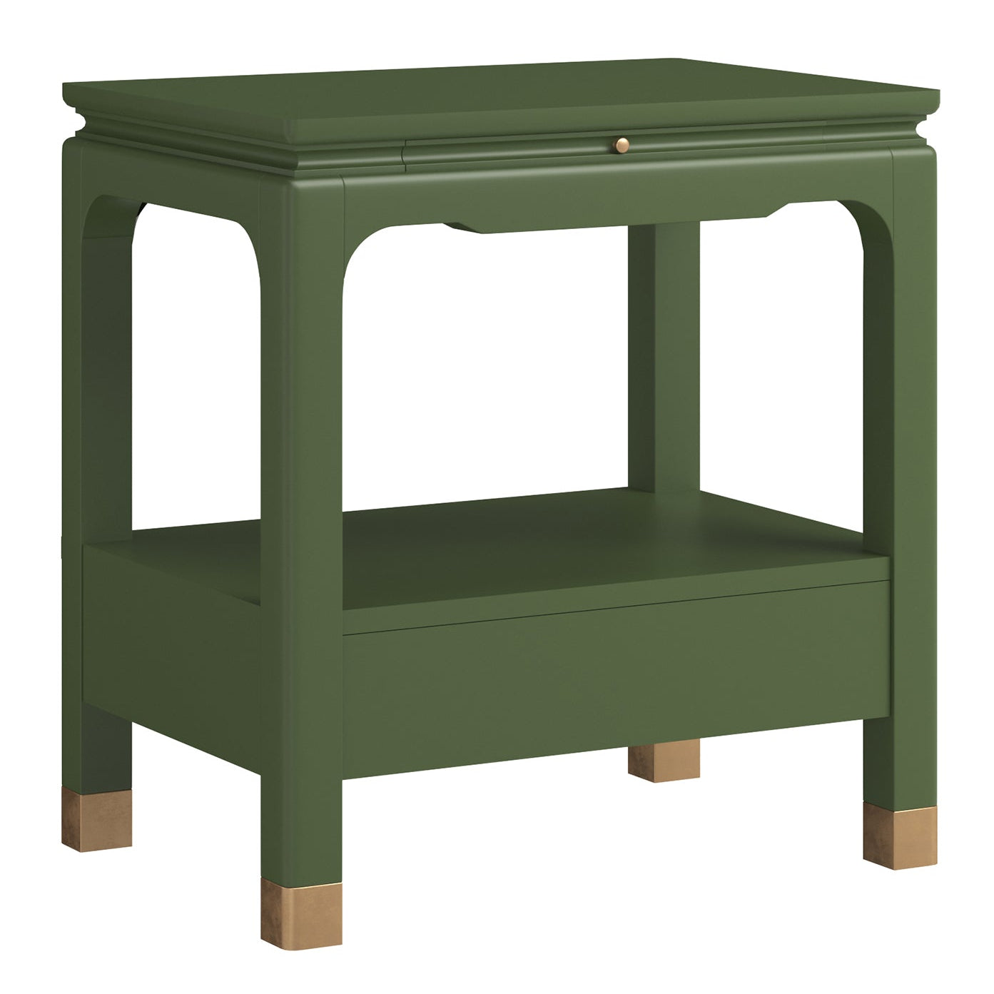 A.R.T. Furniture Eave Darkened Sage Bedside Table Set of 2