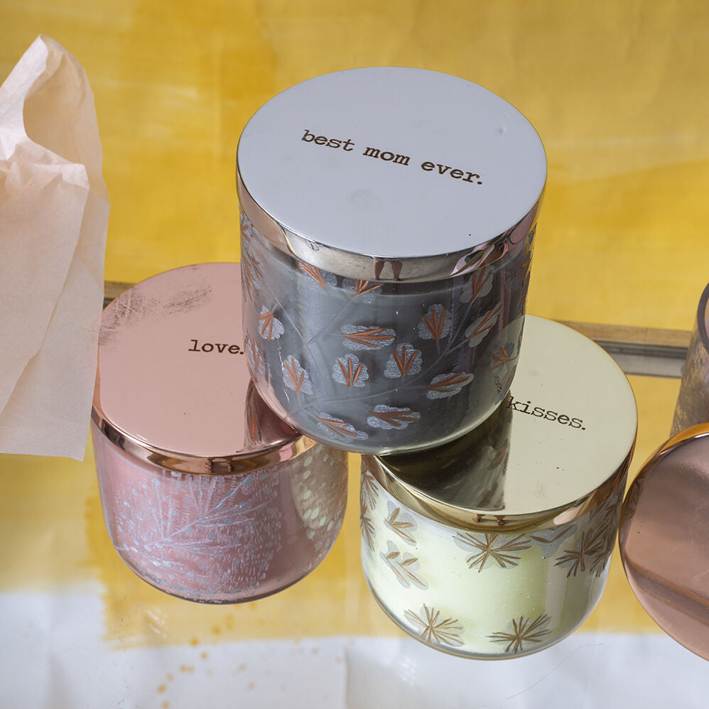 Dear Mama Silver Candle