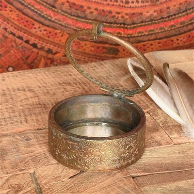 Josphine Round Mirrored Box