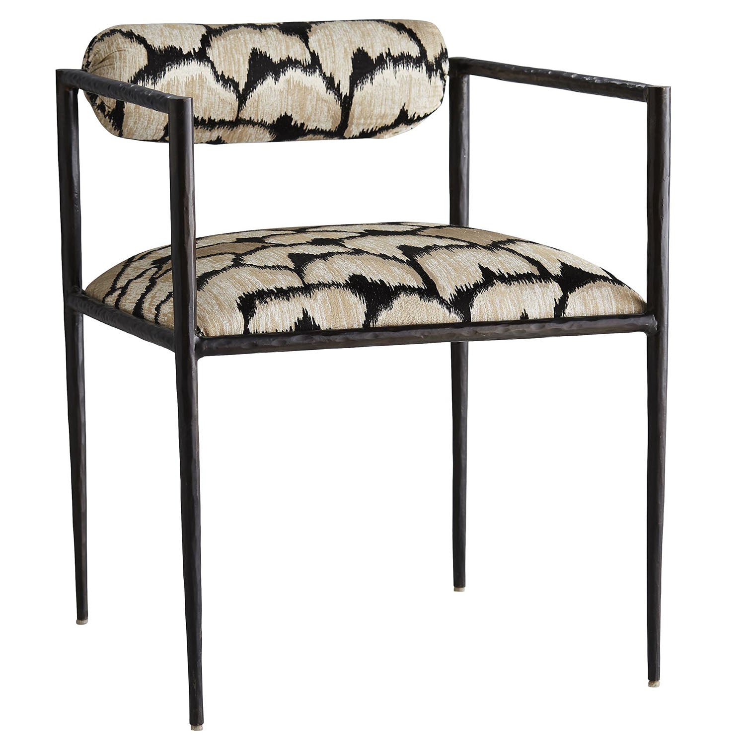 Arteriors Barbana Ocelot Embroidery Chair