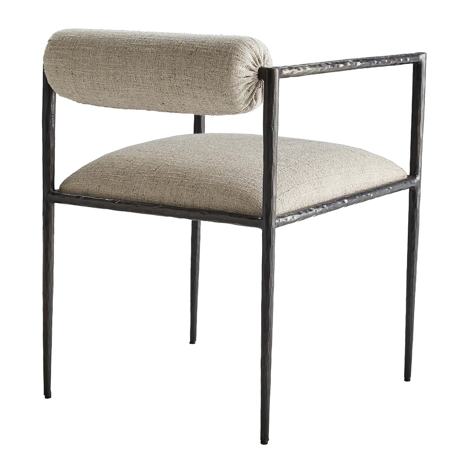 Arteriors Barbana Pewter Texture Chair