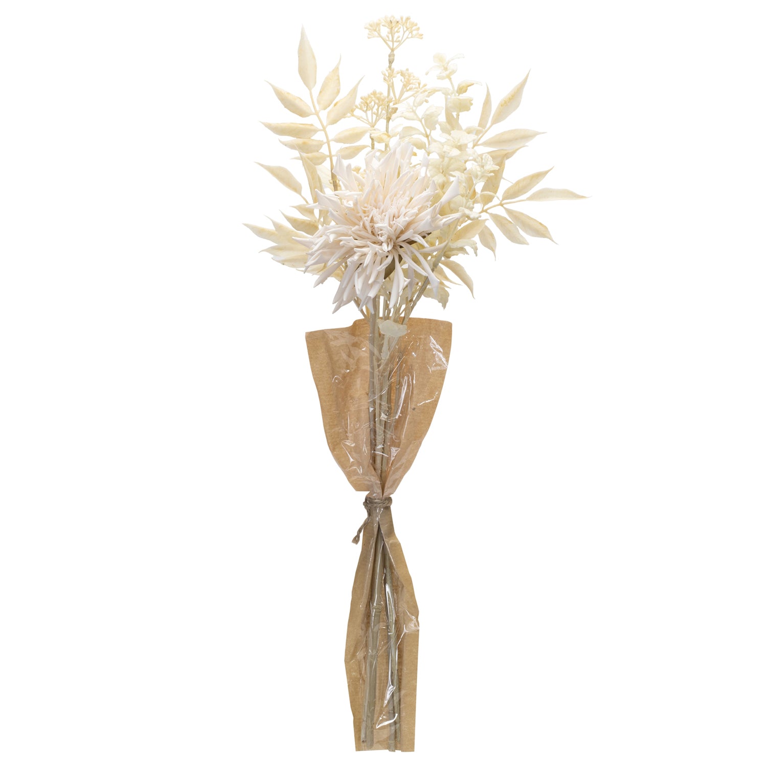 Bleached Chrysanthemum Bouquet Set of 2