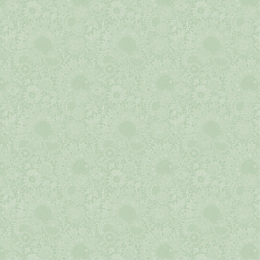 Garnier Thiebaut Mille Guipures Jade Tablecloth