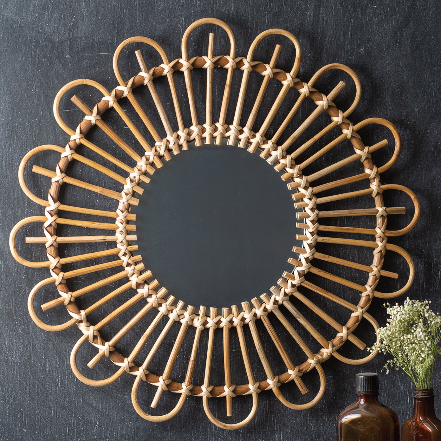 Rattan Wall Mirror