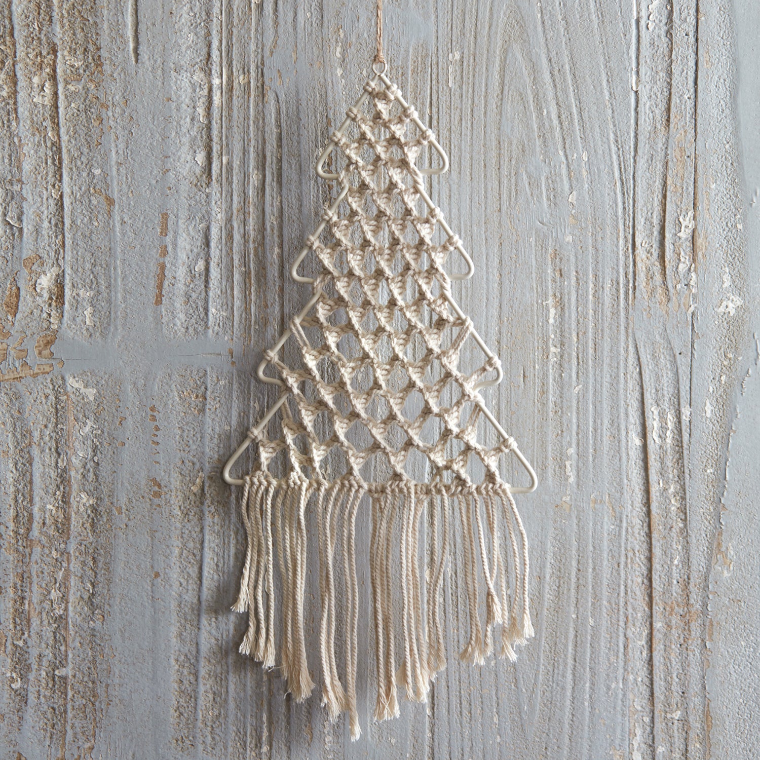 Macrame Christmas Tree Wall Art Set of 2