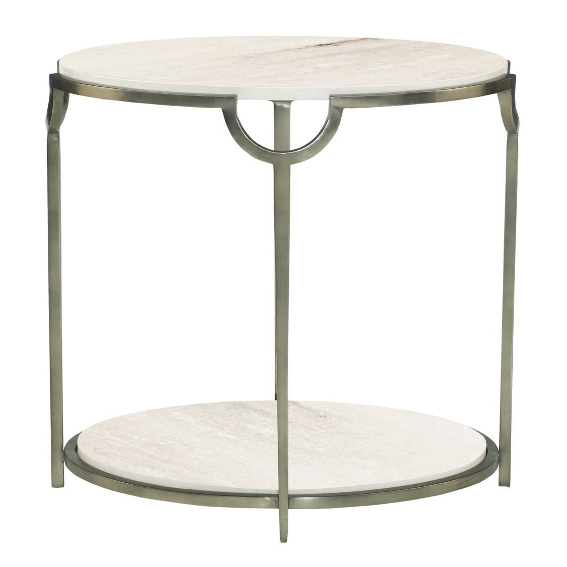 Bernhardt Living Morello Oval Metal End Table