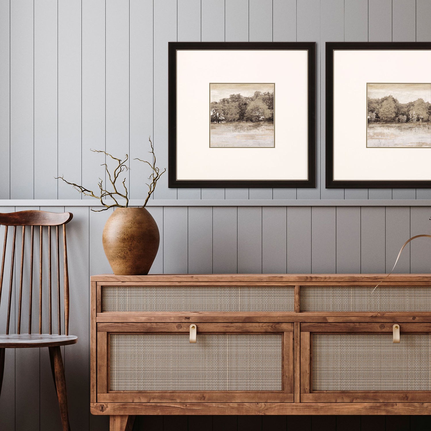 Galloway Autumnal Glade Vista Framed Art