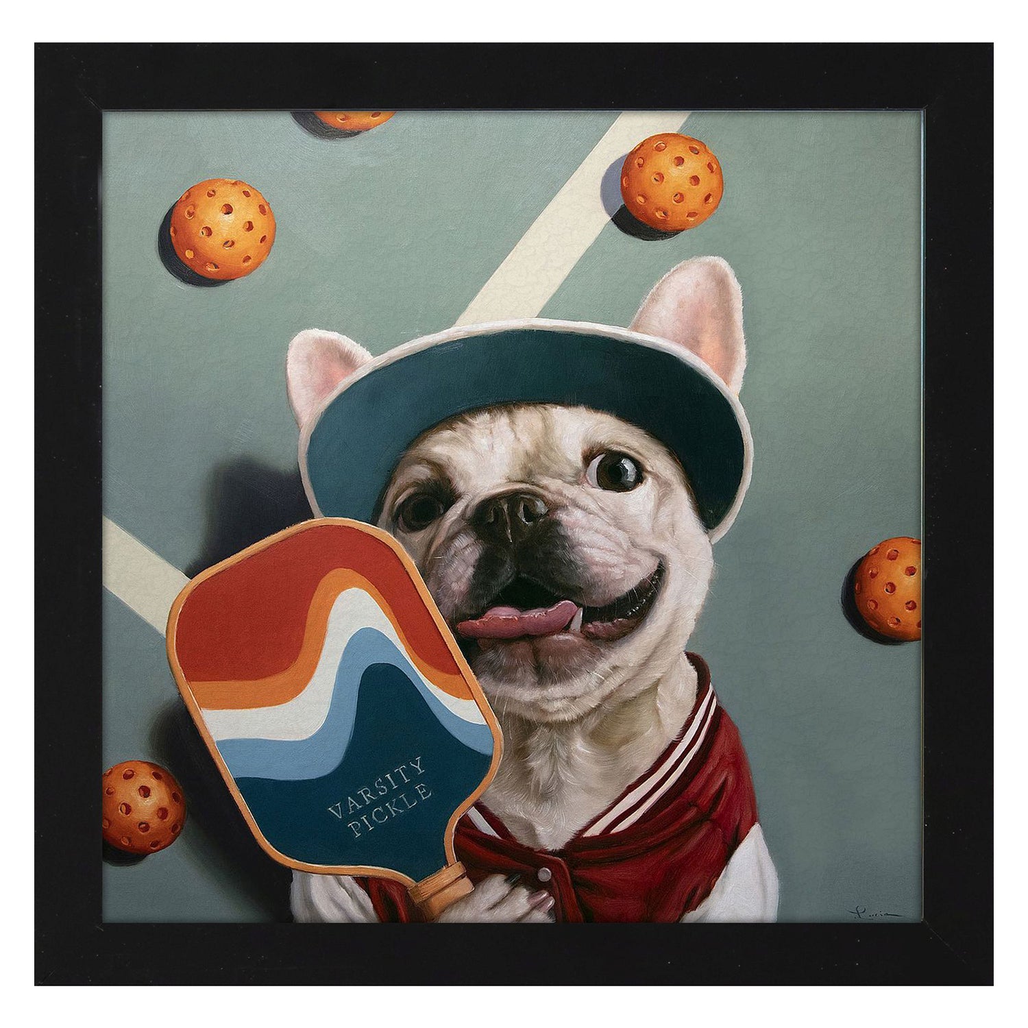 Heffernan Varsity Pickle Framed Art