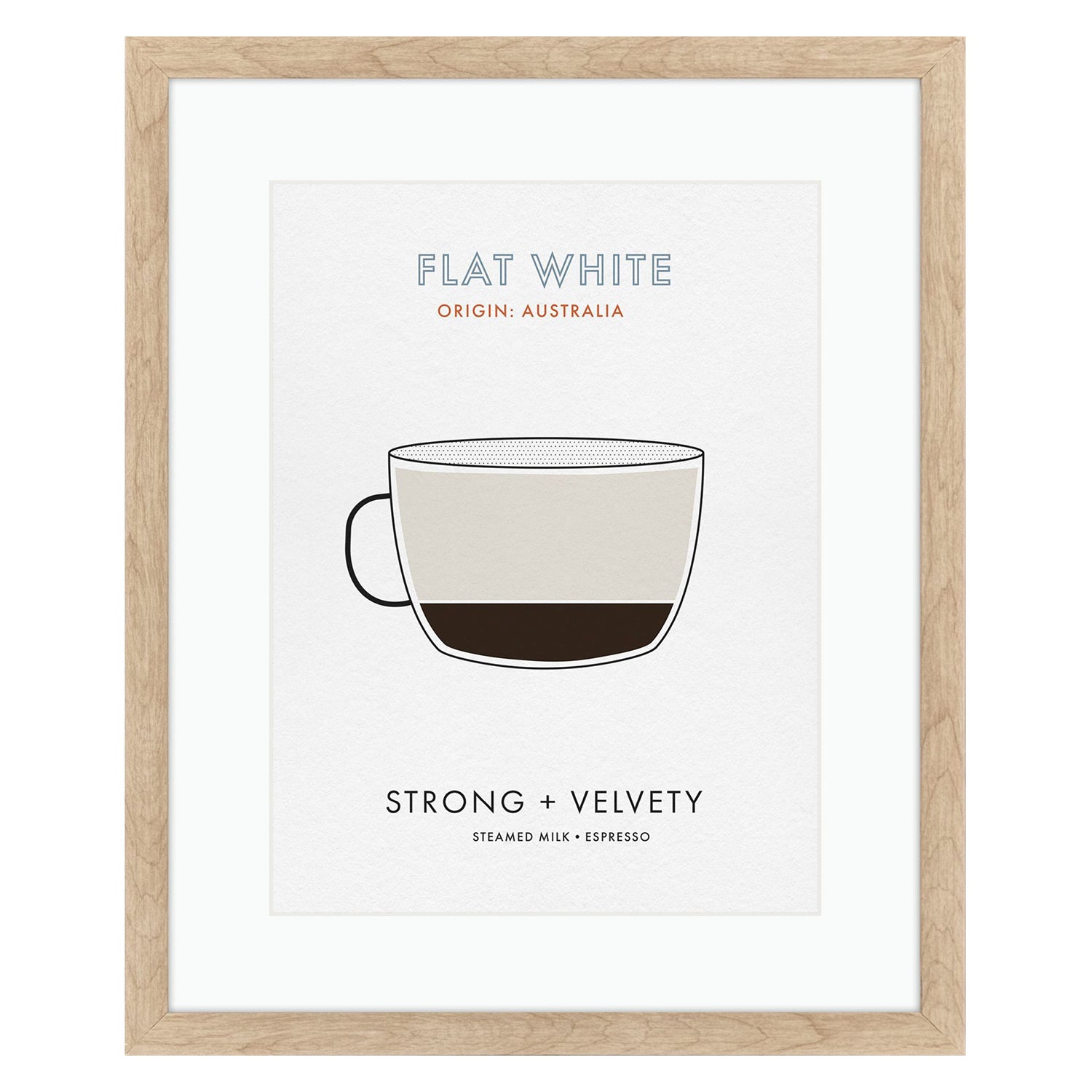 Frazier Flat White Framed Artwork