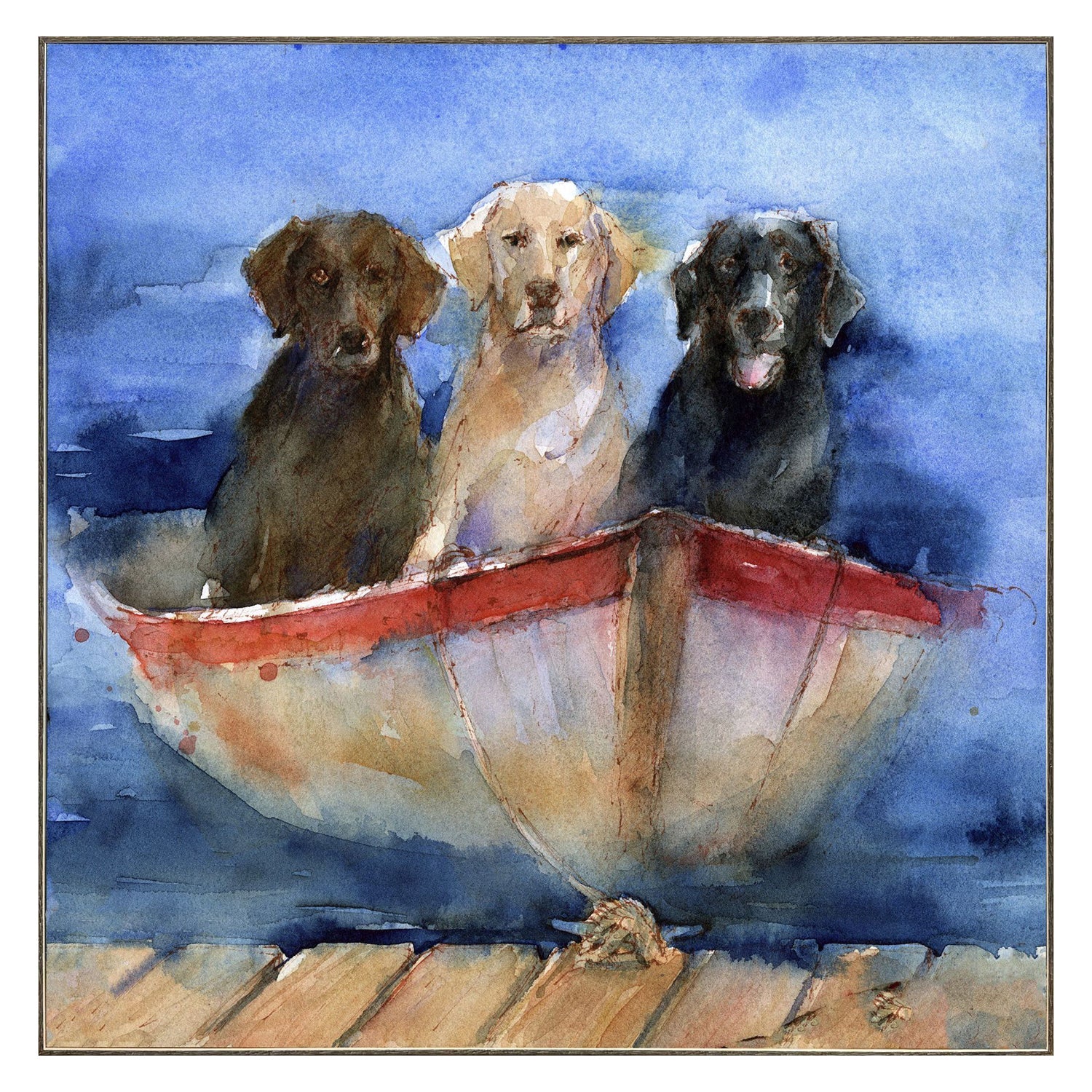 Keeling Boat Labs Framed Artwork