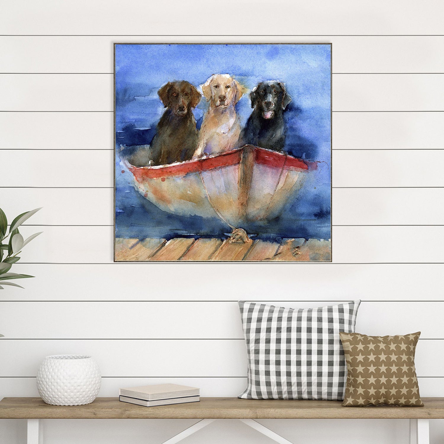 Keeling Boat Labs Framed Artwork