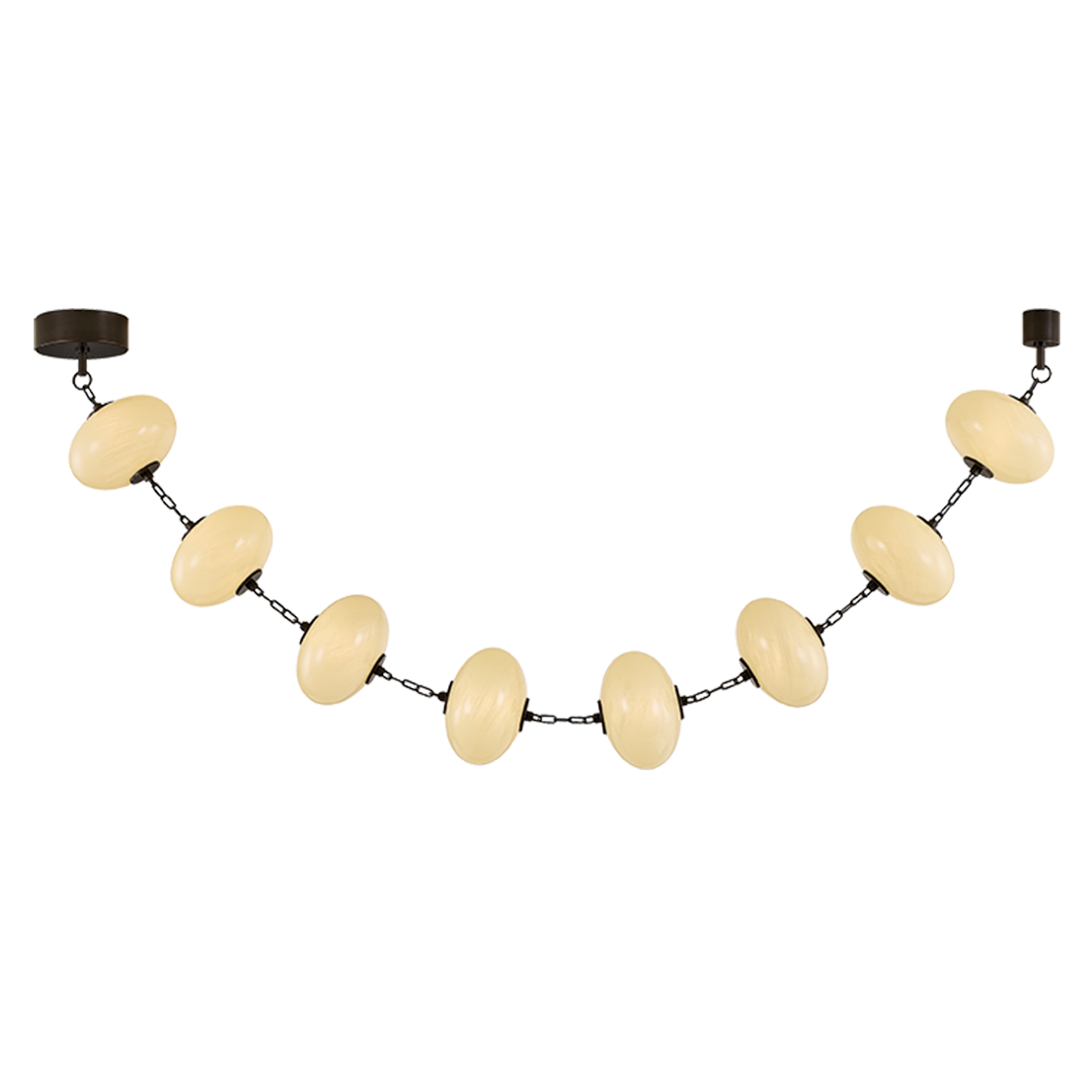 Corbett Lighting Nephele Small Chandelier in Bronze, primary product view