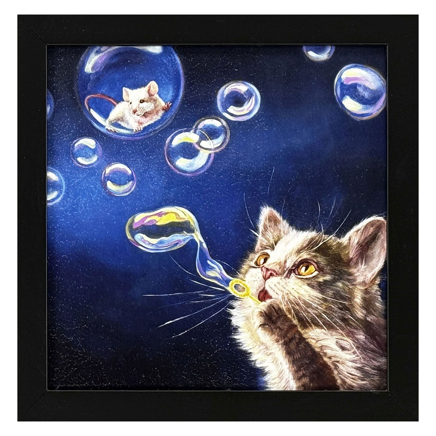 Heffernan Blowing Bubbles Framed Artwork
