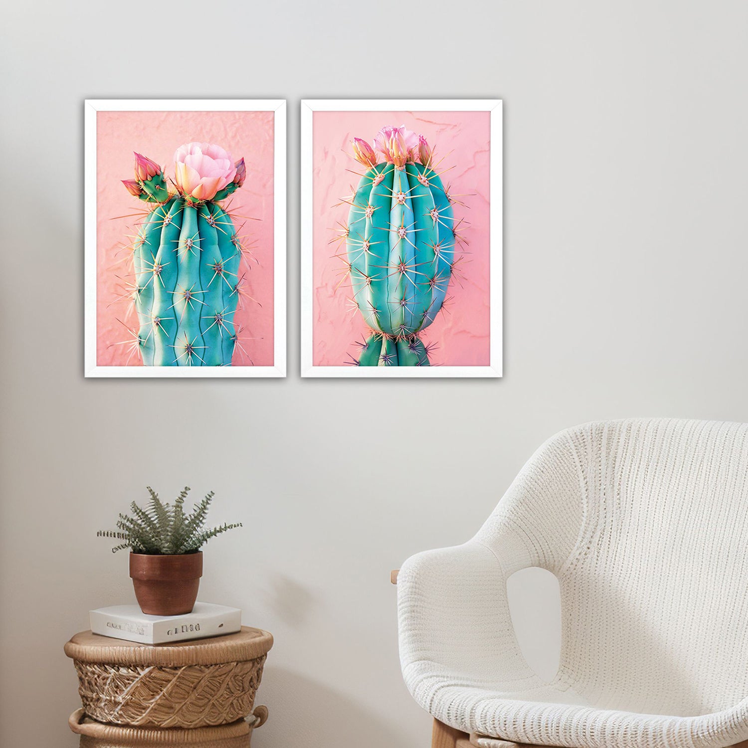 Hugonnard Blush Botanicals II Framed Artwork Set of 2