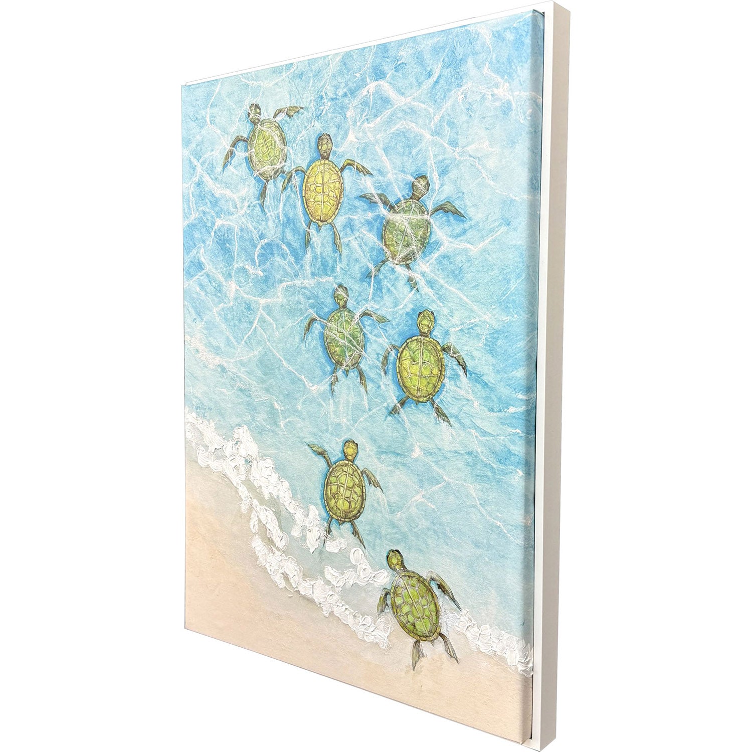 PopJoy Studio Swimming Turtles II Canvas Art