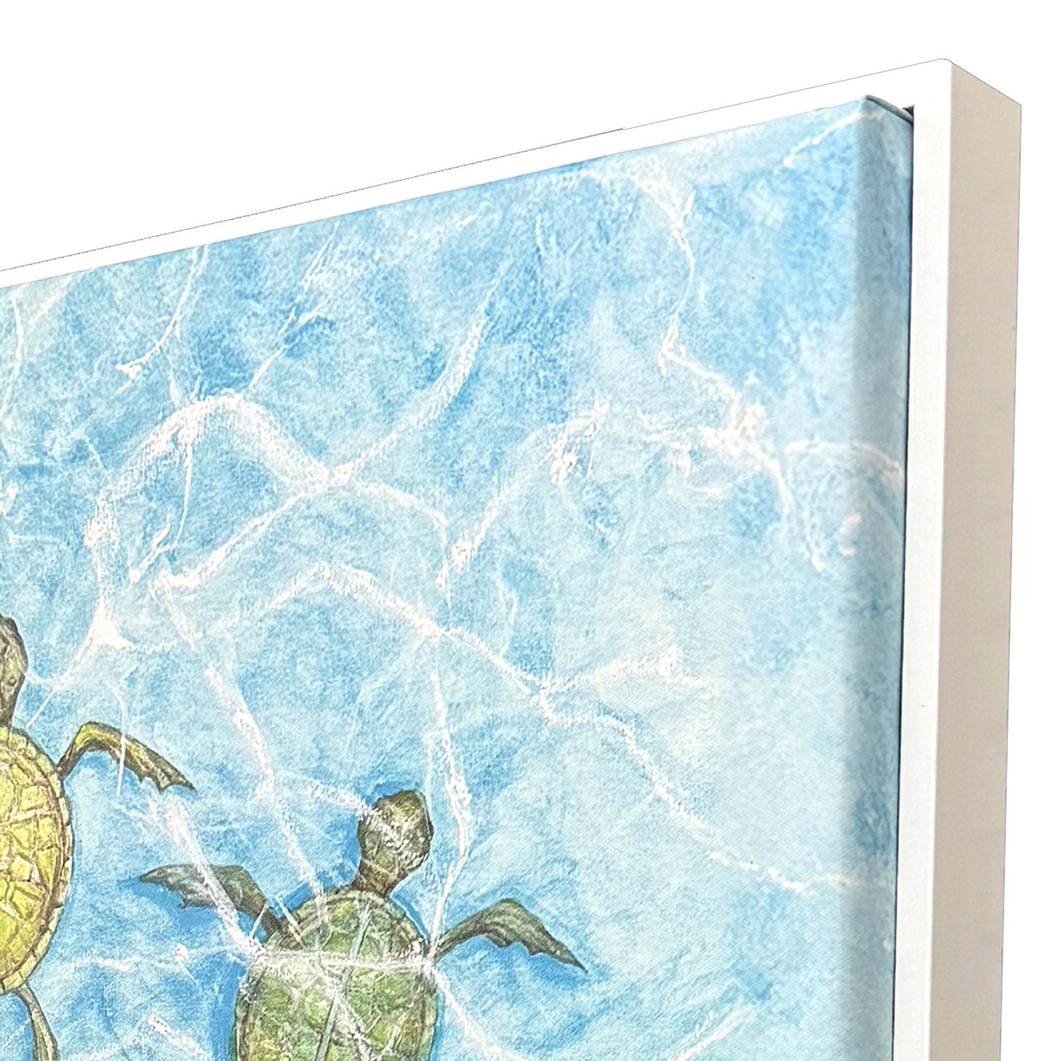 PopJoy Studio Swimming Turtles II Canvas Art