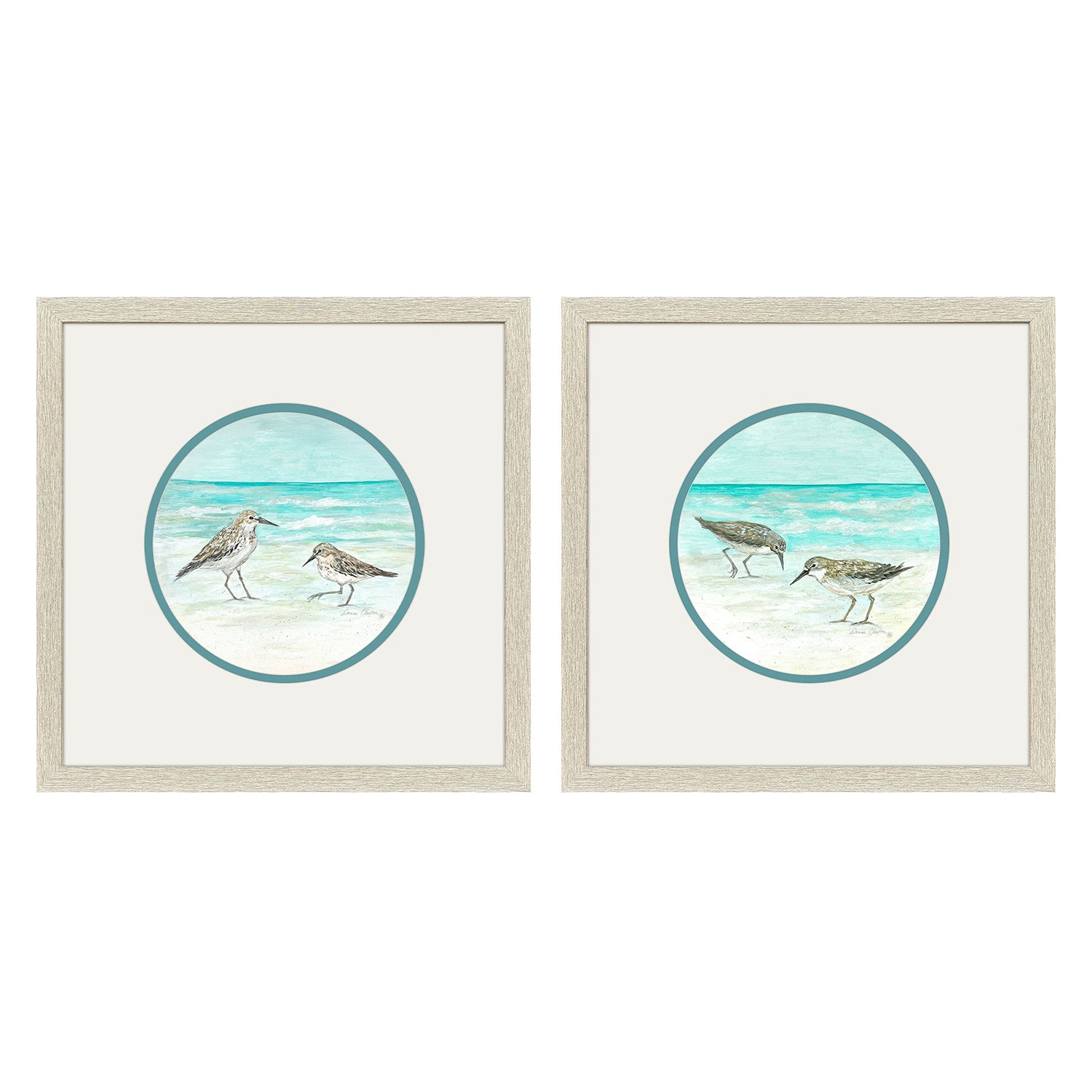 Clayton Shoreline Duo Framed Artwork Set of 2
