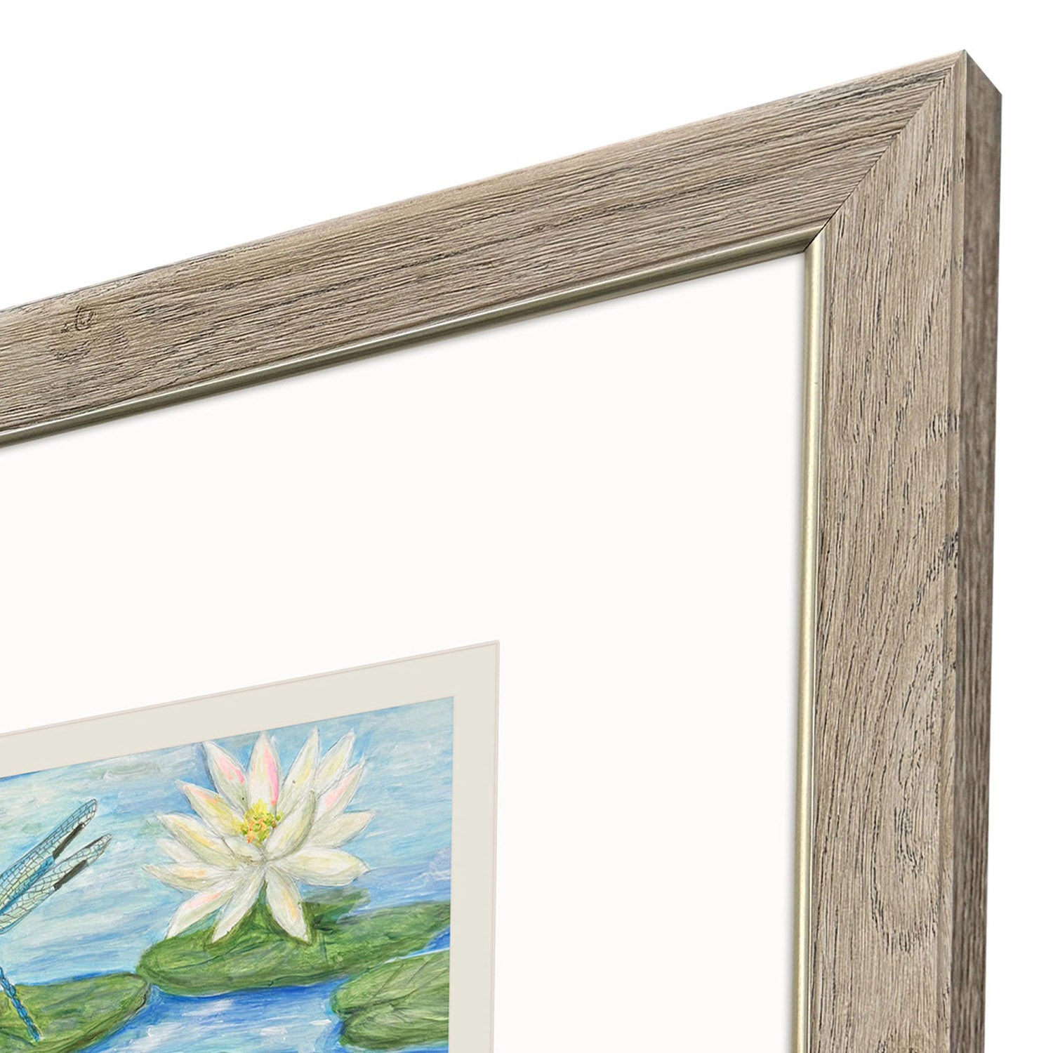 Clayton Serenity in Bloom Framed Artwork Set of 4