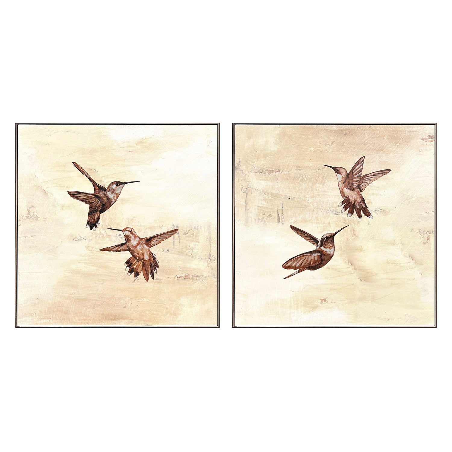 Jardine Neutral Flight Framed Artwork Set of 2