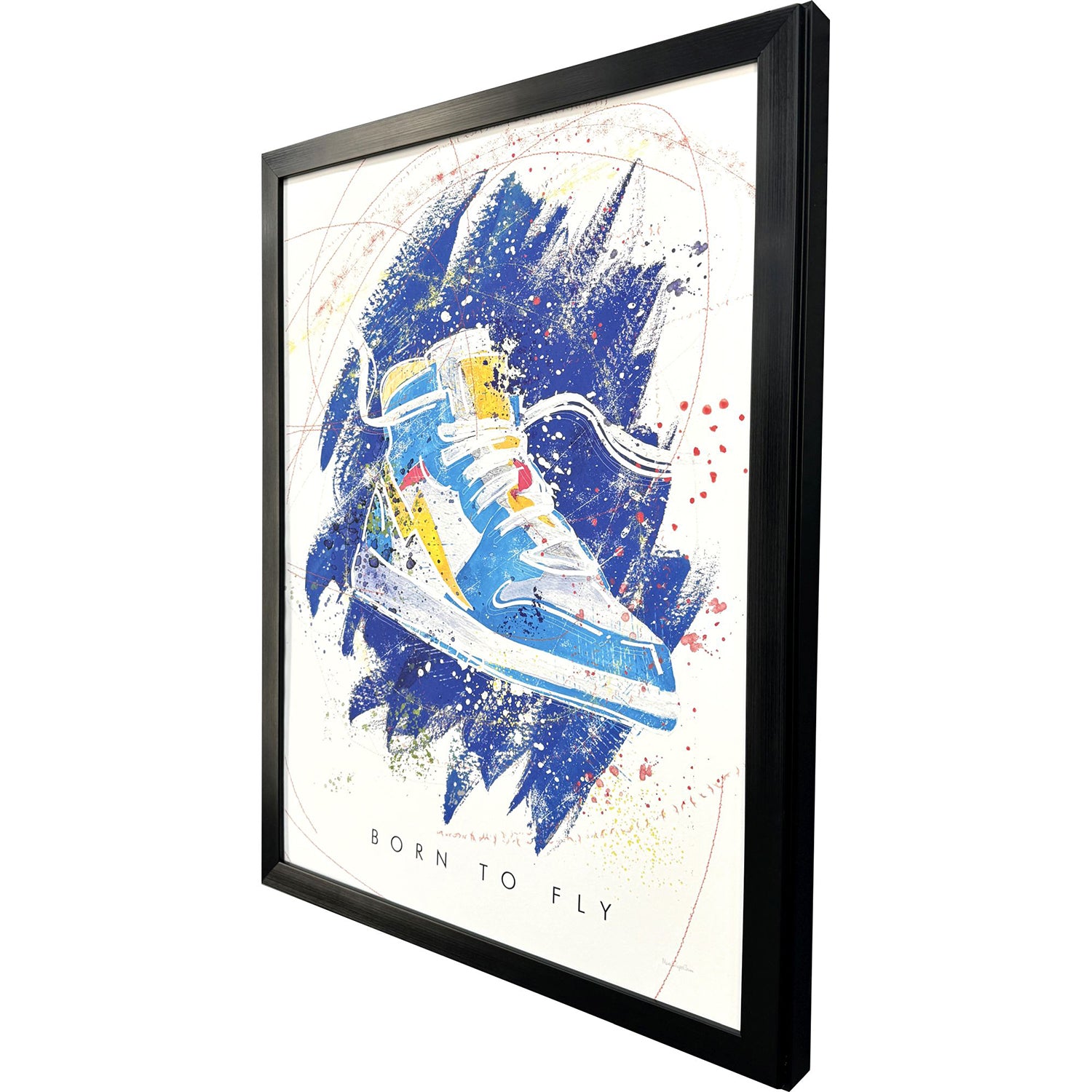 Charro Born to Fly Framed Artwork