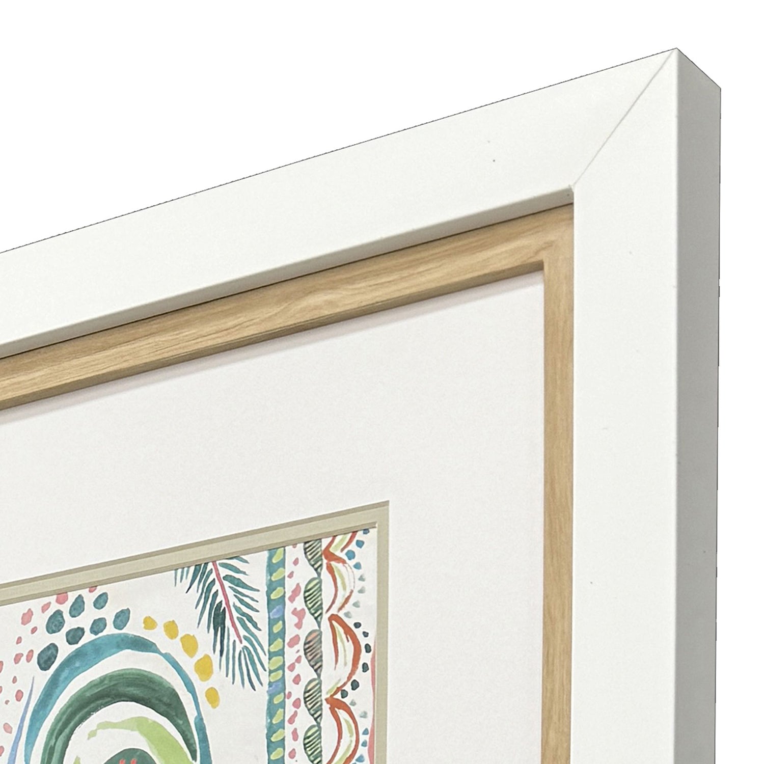 June Coastline Framed Artwork Set of 4