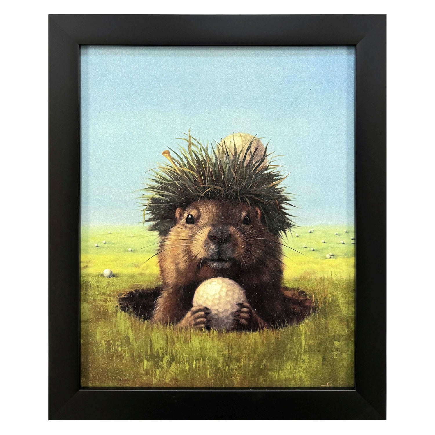 Heffernan Ball Hog No 2 Framed Artwork Set of 2