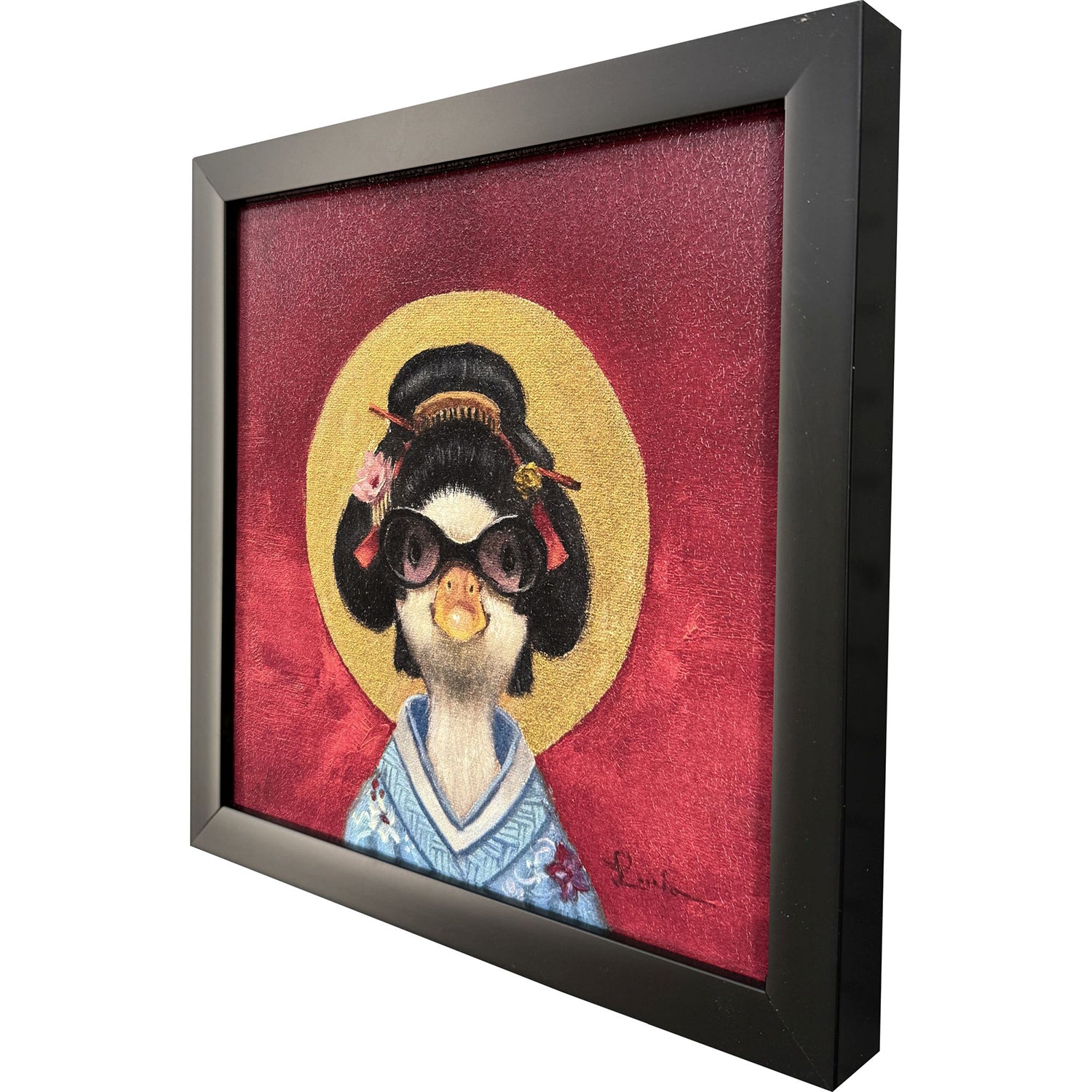 Heffernan Geisha Duck Framed Artwork