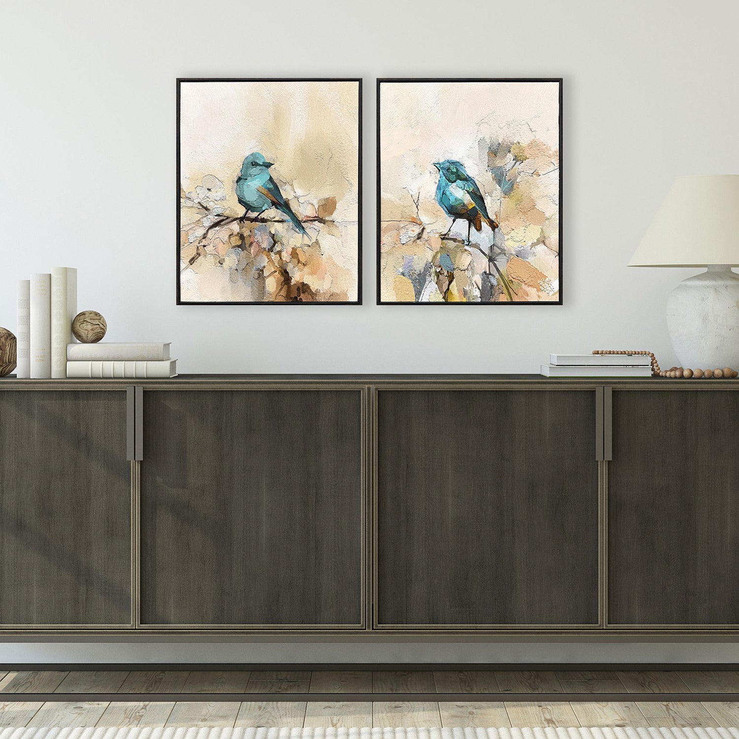 Leeanne Vaughn Sweet Song Framed Art Set of 2