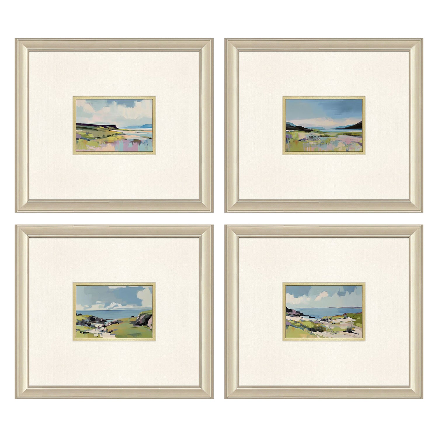 Jordan Glassco-Smith Verdant Water Framed Art Set of 4