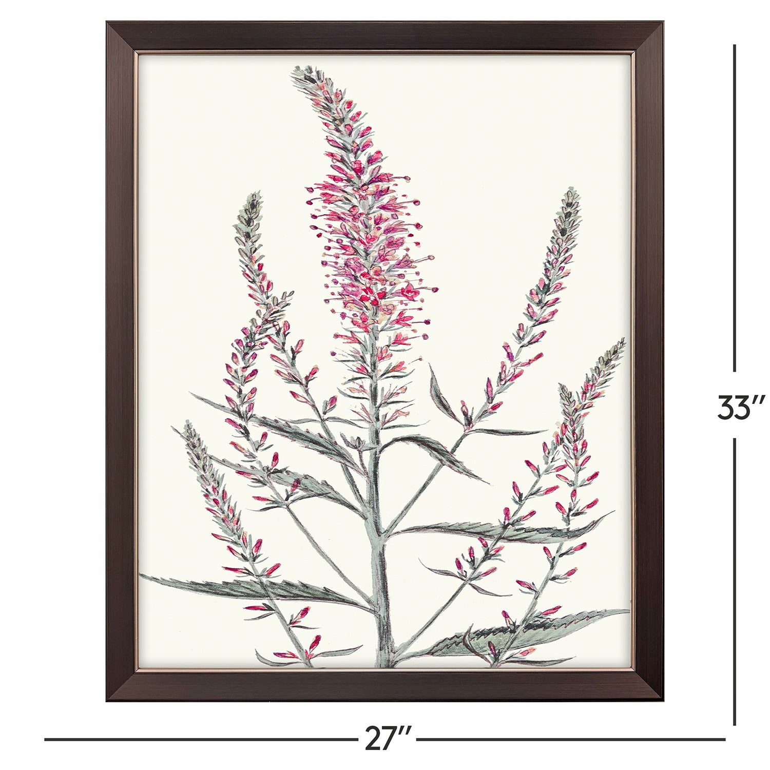 Malanta Knowles Pink Veronique I Framed Art