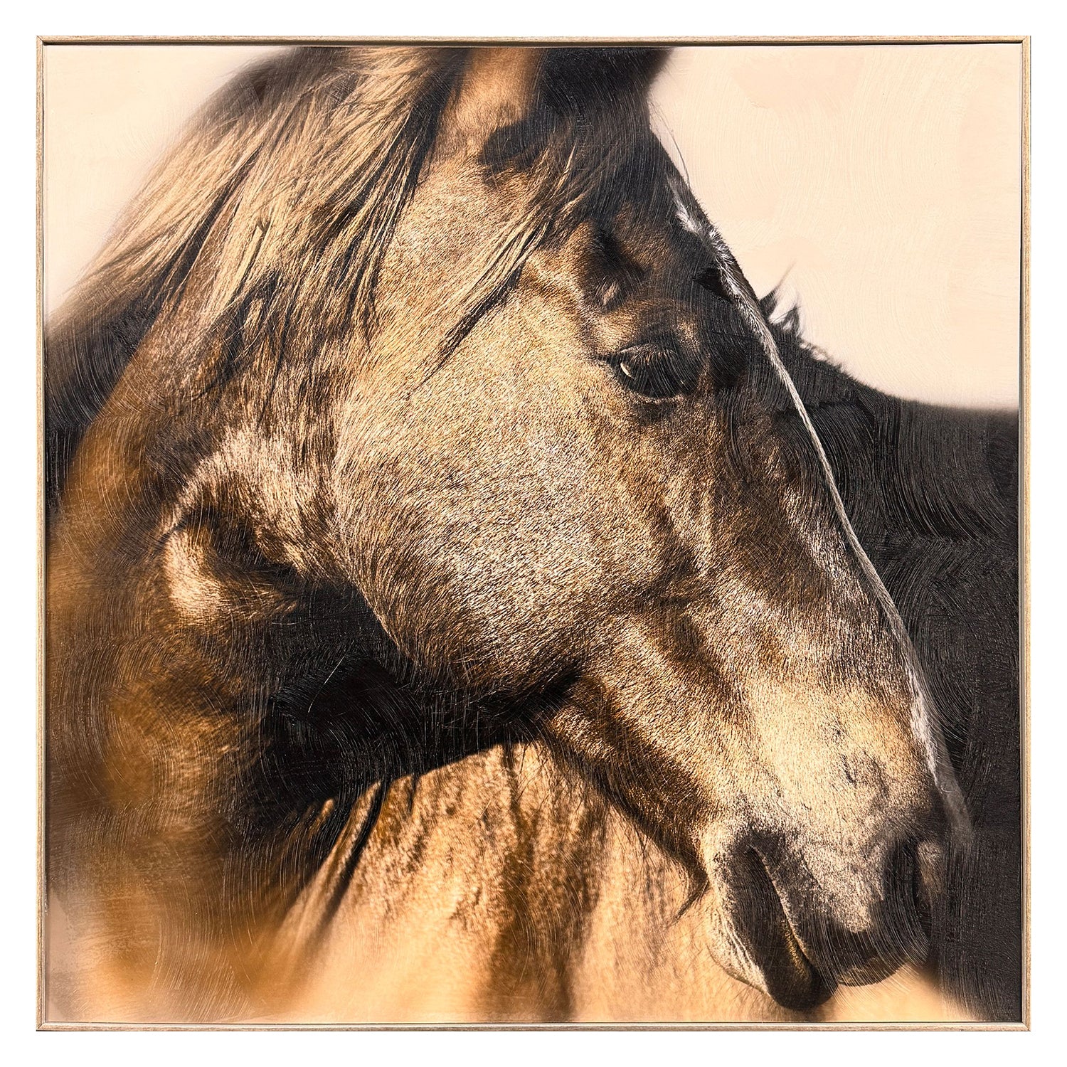 Malanta Knowles Brown Horse Framed Art