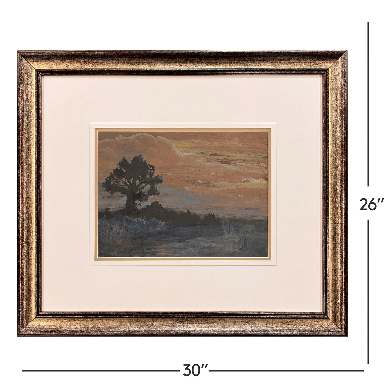 Sarah Lang Lone Tree Framed Art Set of 2